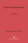 Book cover for Topics in Chinese History