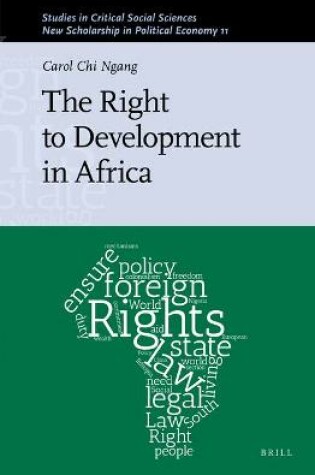 Cover of The Right to Development in Africa