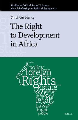 Cover of The Right to Development in Africa