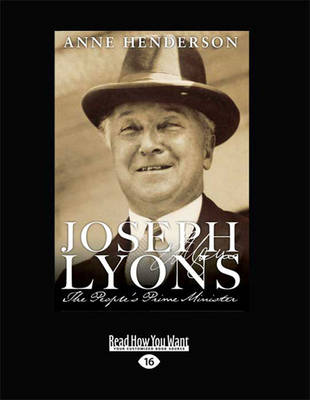 Book cover for Joseph Lyons