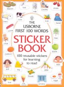 Book cover for First 100 Words Sticker Book