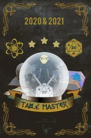 Cover of RPG D20 Dice Bordgame sorcery Master Calendar