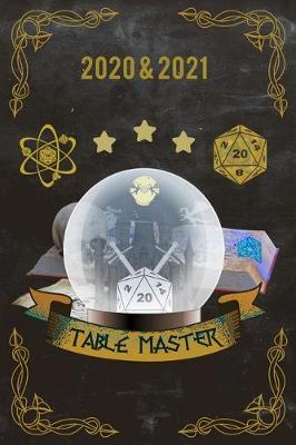 Book cover for RPG D20 Dice Bordgame sorcery Master Calendar