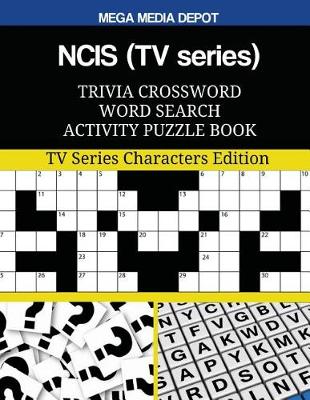 Book cover for NCIS (TV series) Trivia Crossword Word Search Activity Puzzle Book