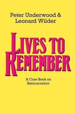 Book cover for Lives to Remember