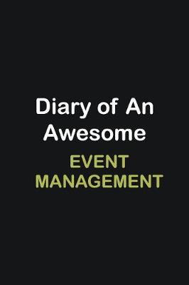 Book cover for Diary of an awesome Event management