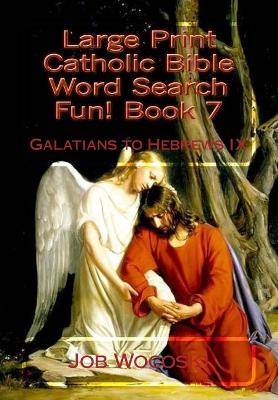 Book cover for Large Print Catholic Bible Word Search Fun! Book 7