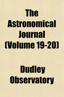 Book cover for The Astronomical Journal (Volume 19-20)