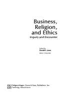 Book cover for Business, Religion and Ethics