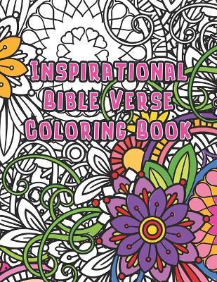 Book cover for Inspirational Bible Verse Coloring Book