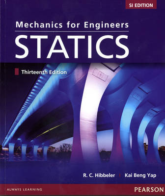 Book cover for Mechanics for Engineers Statics SI Edition, plus MasteringEngineering with eText and the accompanying study pack