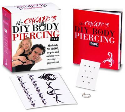 Book cover for The Coward's DIY Body Piercing Kit