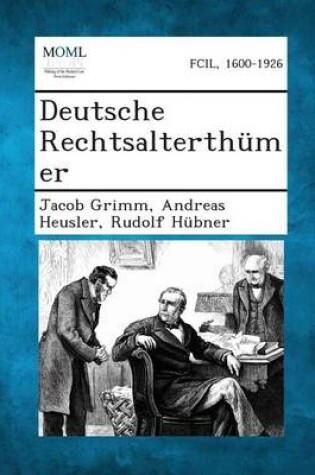 Cover of Deutsche Rechtsalterthumer