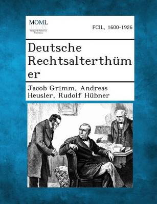 Book cover for Deutsche Rechtsalterthumer