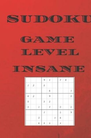 Cover of Sudoku Game Level Insane