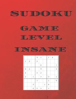 Book cover for Sudoku Game Level Insane