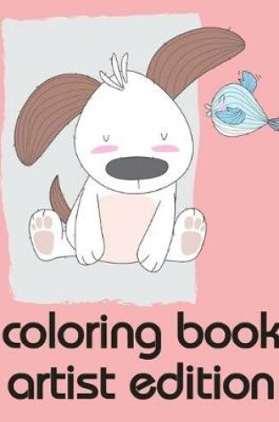 Cover of coloring book artist edition