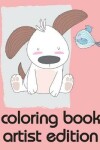 Book cover for coloring book artist edition