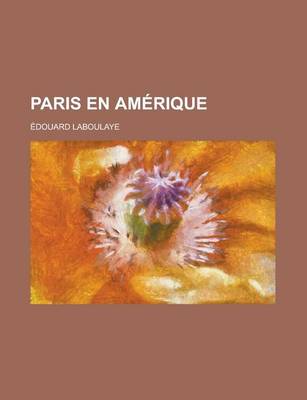Book cover for Paris En Amerique