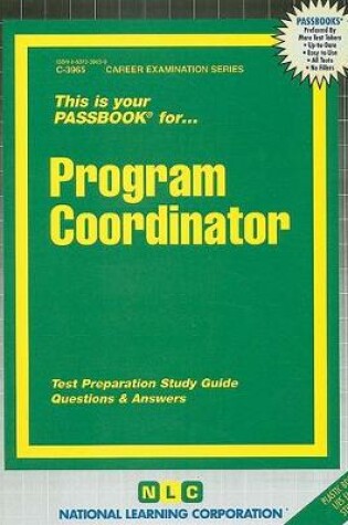 Cover of Program Coordinator