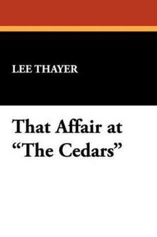 Cover of That Affair at the Cedars