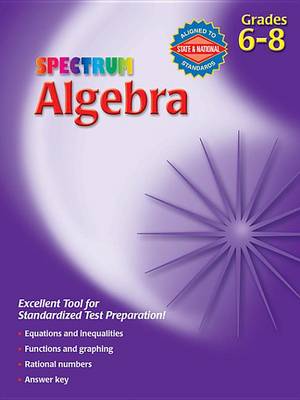 Book cover for Algebra, Grades 6 - 8