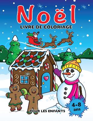 Book cover for Livre de Coloriage de Noël pour les Enfants