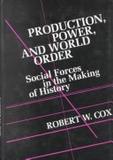 Book cover for Production Power and World Order