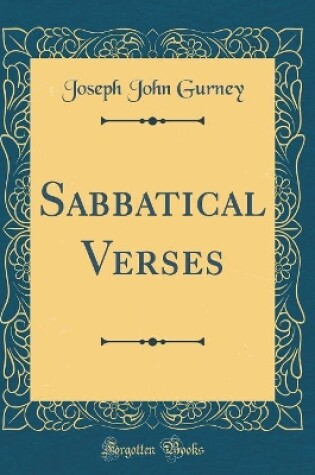 Cover of Sabbatical Verses (Classic Reprint)