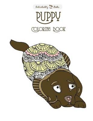 Book cover for Puppy Coloring Book