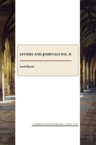 Cover of Letters and Journals vol. II