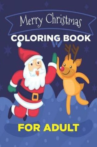 Cover of Merry Christmas Coloring Book for Adults