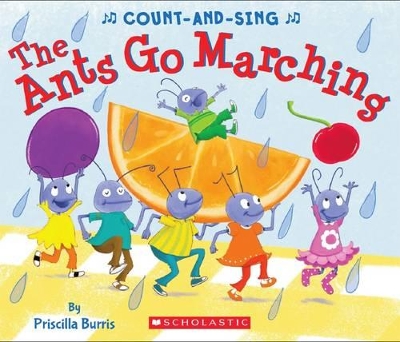 Book cover for Ants Go Marching Board Book: A Count-and-Sing Book