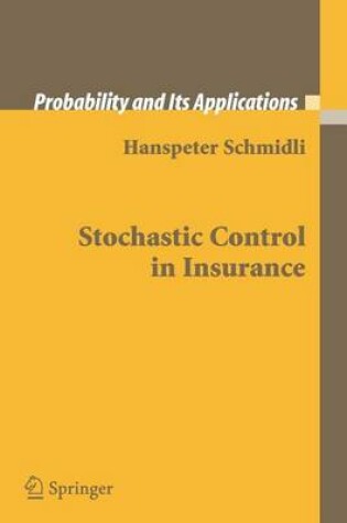 Cover of Stochastic Control in Insurance