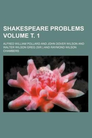 Cover of Shakespeare Problems Volume . 1