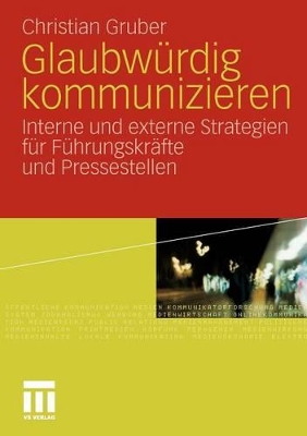 Book cover for Glaubwürdig kommunizieren