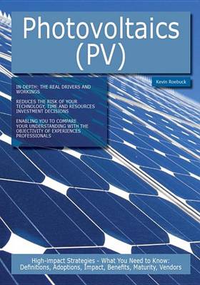 Book cover for Photovoltaics (Pv)