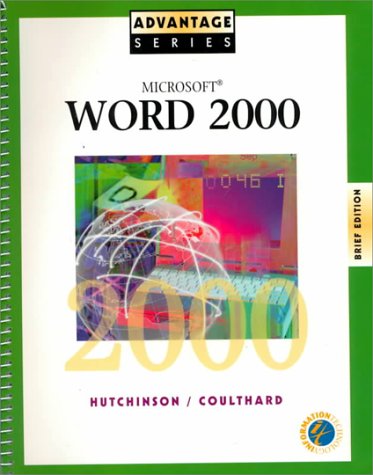 Book cover for Microsoft Word 2000