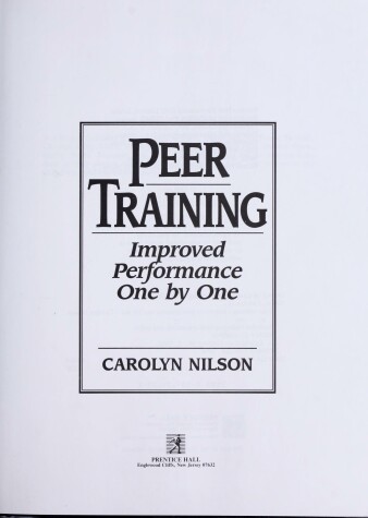 Book cover for Peer Training