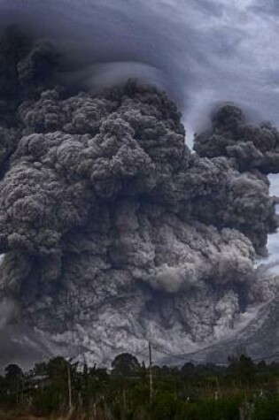 Cover of A Volcano Erupting with Smoke and Ash