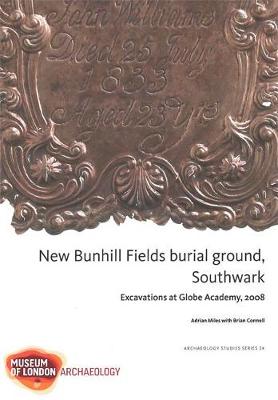 Book cover for New Bunhill Fields burial ground, Southwark