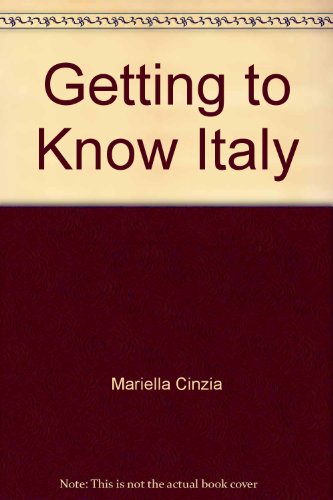 Book cover for Getting to Know Italy