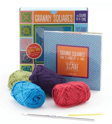 Book cover for Granny Squares, One Square at a Time / Scarf