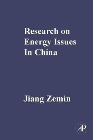 Cover of Research on Energy Issues in China