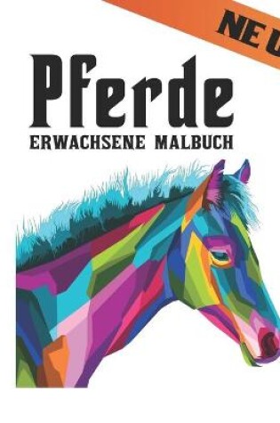 Cover of Malbuch Erwachsene Pferde Neu