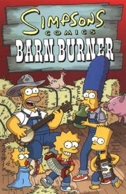 Book cover for Simpsons Comics Barn Burner