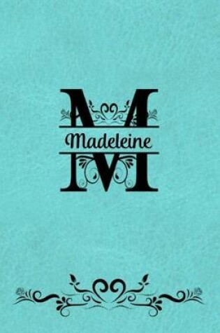 Cover of Split Letter Personalized Name Journal - Madeleine