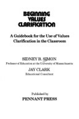 Cover of Beginning Values Clarification
