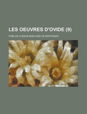 Book cover for Les Oeuvres D'Ovide (9 )