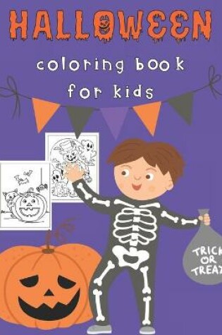 Cover of Halloween Coloring Book for Kids